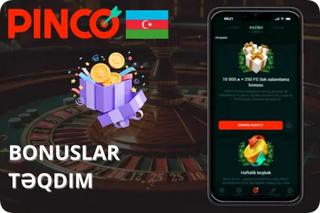 Pinco app bonuslar təqdim